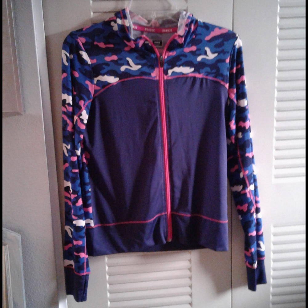 RBX Pink and Blue Camo girls Hoodie